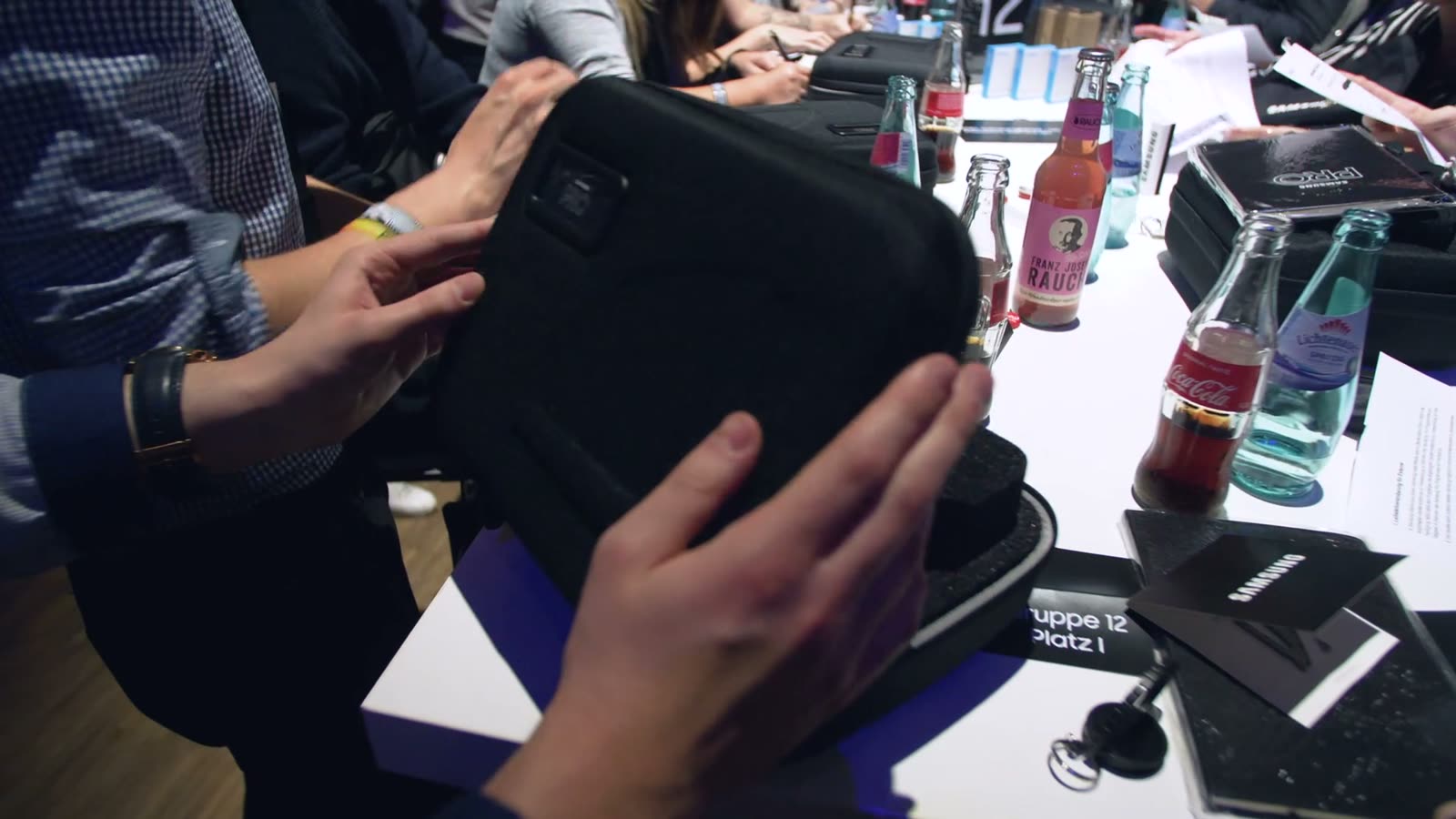 Pros mit Smartphones